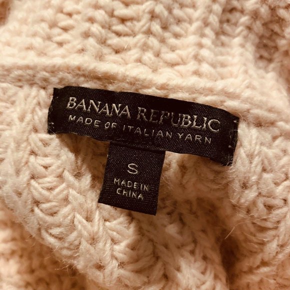Banana Republic Chunky Knit Wool Blend Turtleneck - Picture 5 of 7